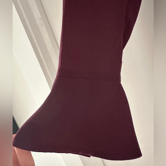 PLEIONE burgundy crepe chiffon top Nordstrom M - Picture 10 of 11